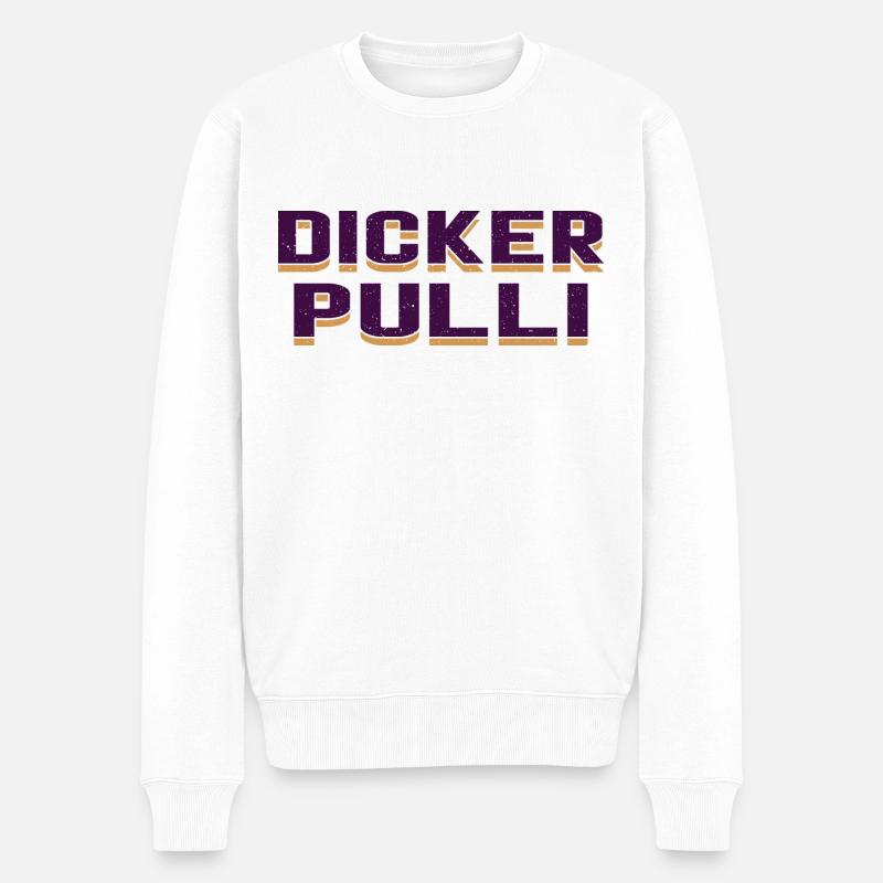 dicker pulli - Männer Premium Bio Pullover - Weiß