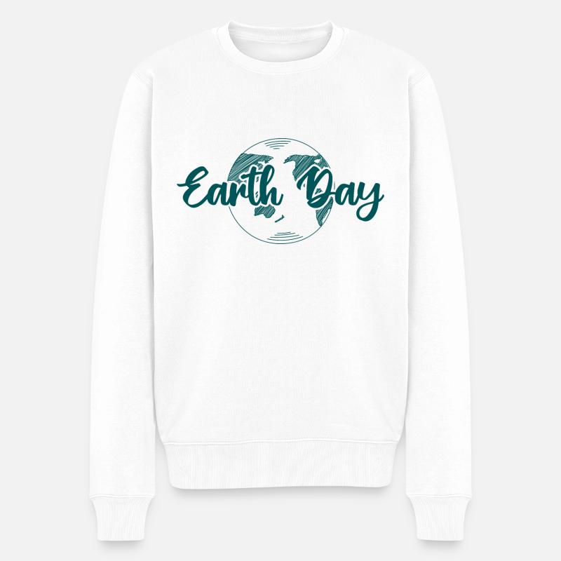 Jour de la Terre - Pull Premium bio Homme - blanc