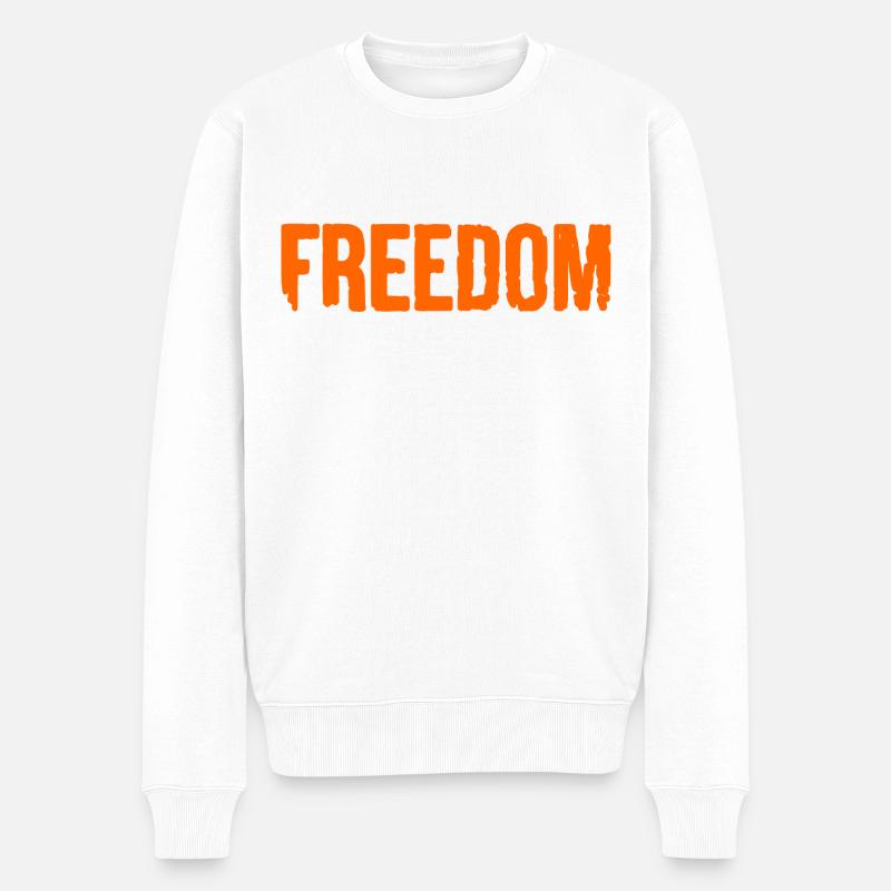 Freedom - Pull Premium bio Homme - blanc