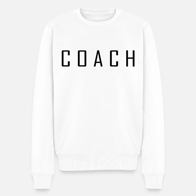 Coach - Pull Premium bio Homme - blanc
