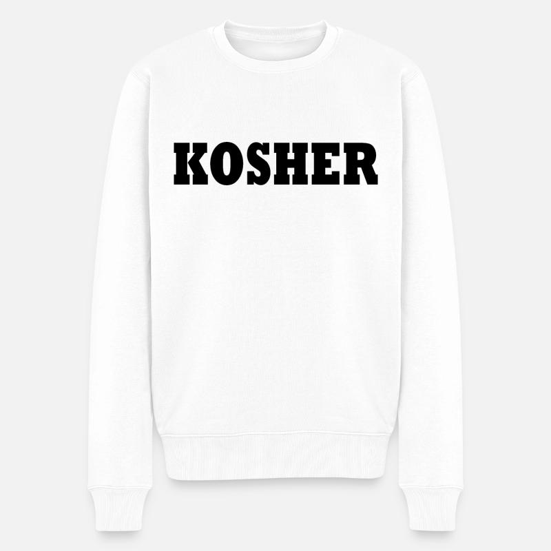 Kosher - Pull Premium bio Homme - blanc
