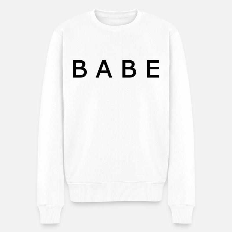 Babe - Pull Premium bio Homme - blanc