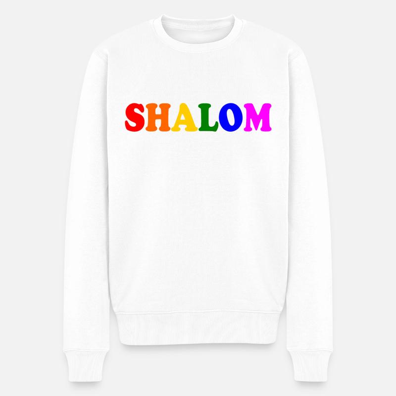 Shalom - Pull Premium bio Homme - blanc