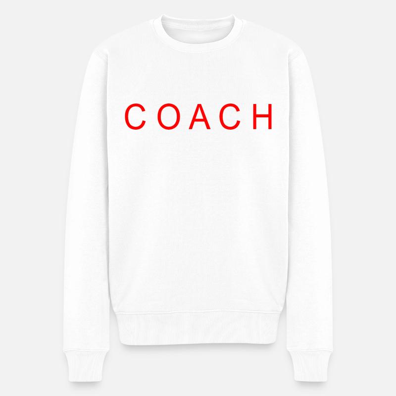 Coach - Pull Premium bio Homme - blanc