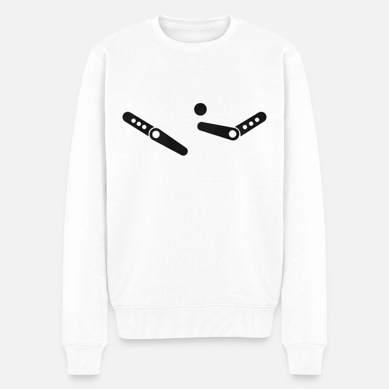 Flipper Jeu d'arcade - Pull Premium bio Homme - blanc