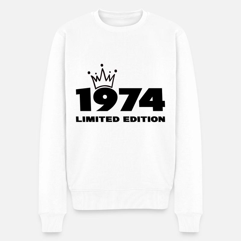 1974 Édition limitée - Pull Premium bio Homme - blanc