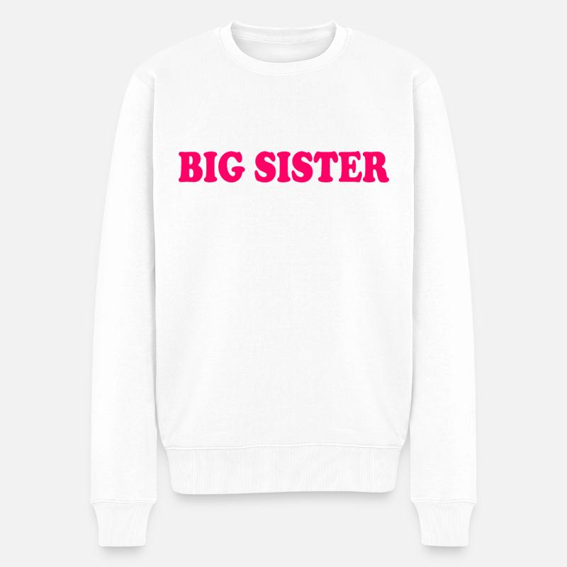 Big sister - Pull Premium bio Homme - blanc