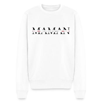 Joyeuse fête te des mères - Maman - Pull Premium bio Homme - blanc - Devant - Thijin (182cm)