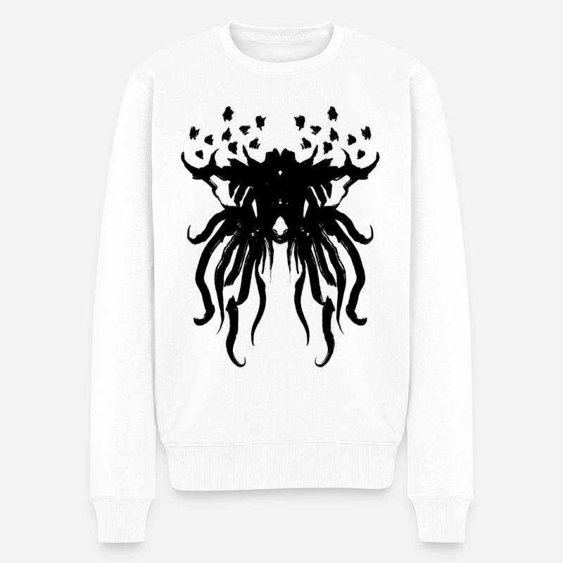 Test de Rorschach - Cthulhu - Pull Premium bio Homme - blanc