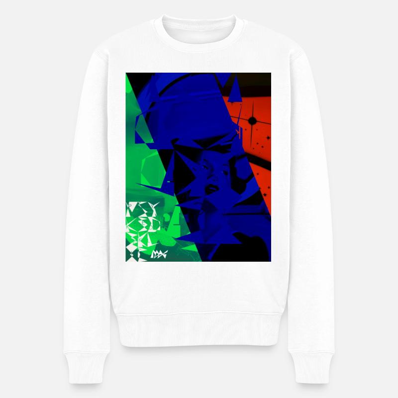 Psykedeklic - Pull Premium bio Homme - blanc