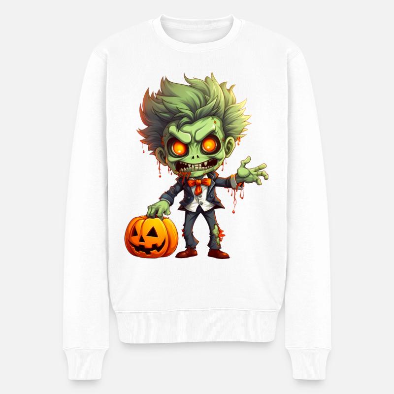 Garçon zombie - Pull Premium bio Homme - blanc