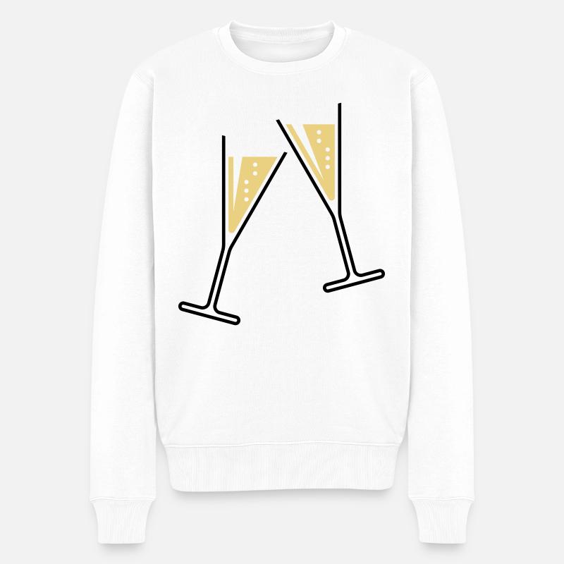 XBeliebt und Tingling (Duo) - Pull Premium bio Homme - blanc