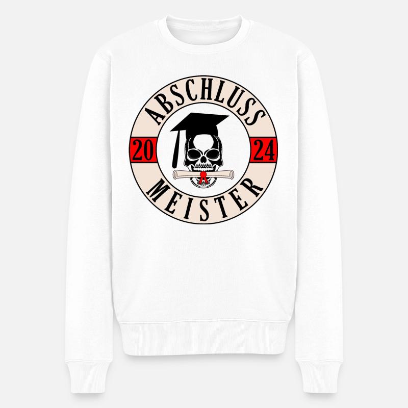 Meister 2024 - Männer Premium Bio Pullover - Weiß