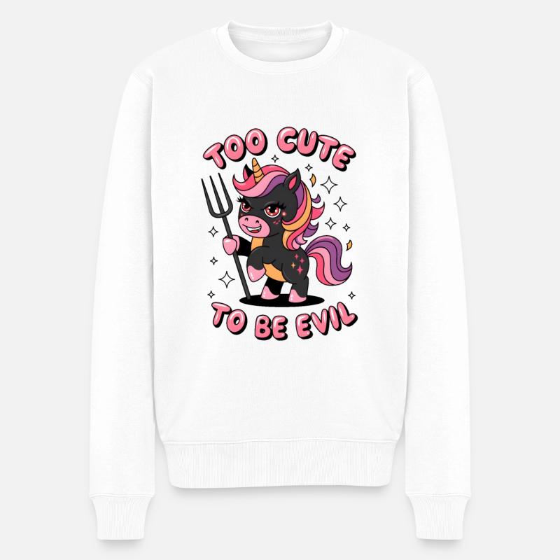 Trop mignon pour être méchant - Pull Premium bio Homme - blanc