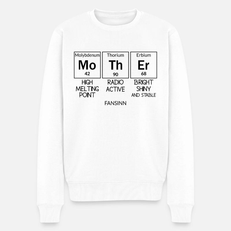 Cadeau drôle de maman maman chimie science - Pull Premium bio Homme - blanc