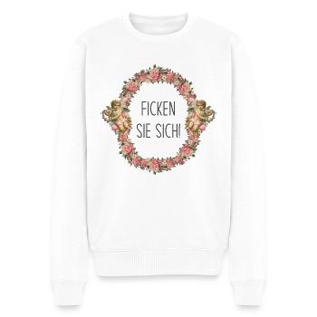Ficken Sie sich - Männer Premium Bio Pullover - Weiß - Vorne - Thijin (182cm)
