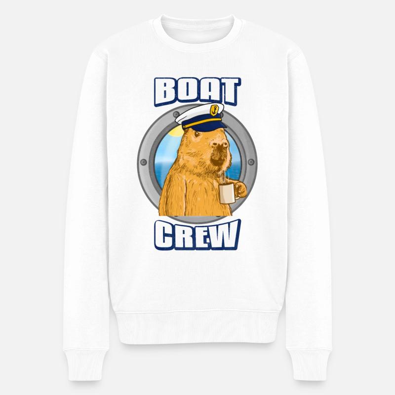 Équipage du bateau - Pull Premium bio Homme - blanc