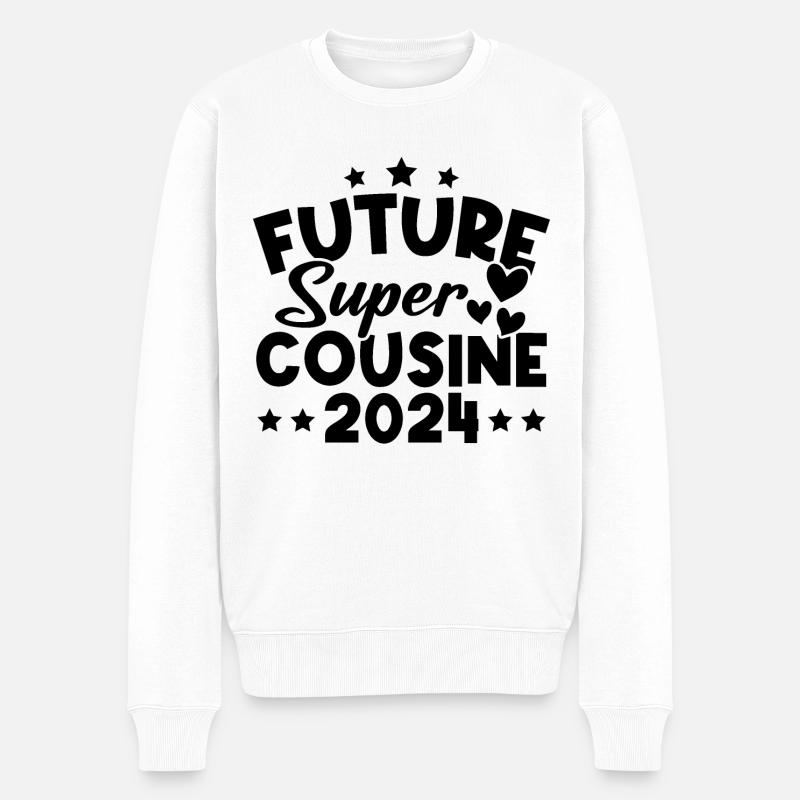 Future super cousine 2024 - Pull Premium bio Homme - blanc