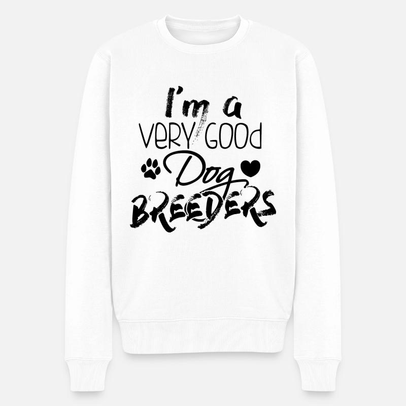 eleveur de chien - Pull Premium bio Homme - blanc