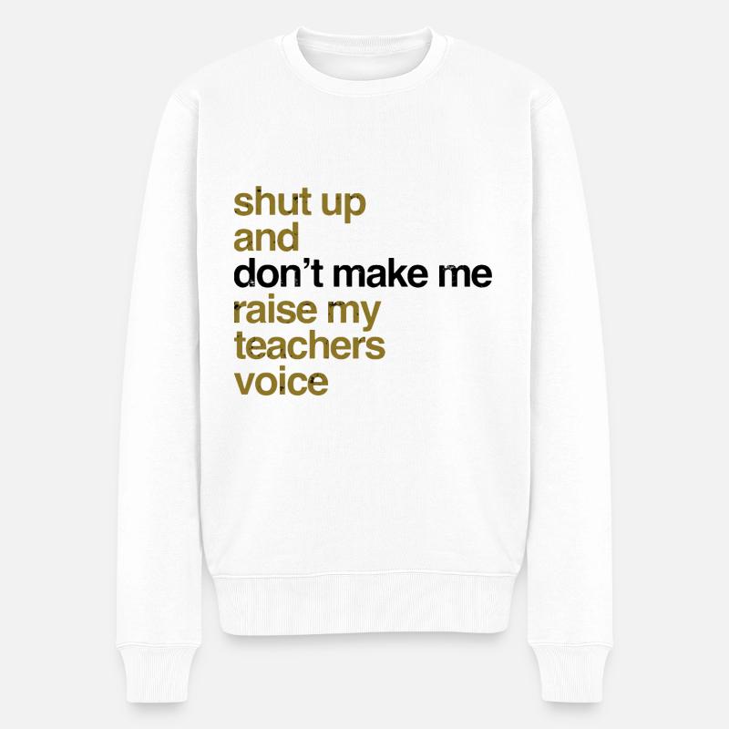 professeur - Pull Premium bio Homme - blanc