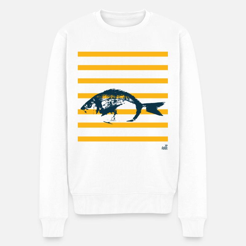 Muxarra - Männer Premium Bio Pullover - Weiß