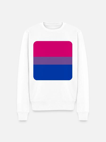 BI [flag].png - Männer Premium Bio Pullover - Weiß
