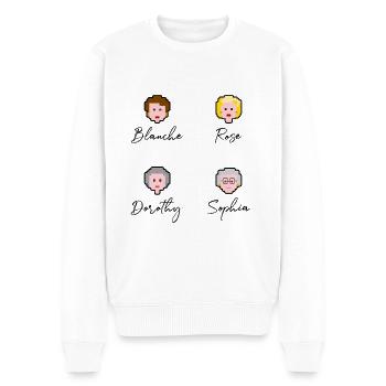 Golden Girls - Männer Premium Bio Pullover - Weiß - Vorne - Thijin (182cm)