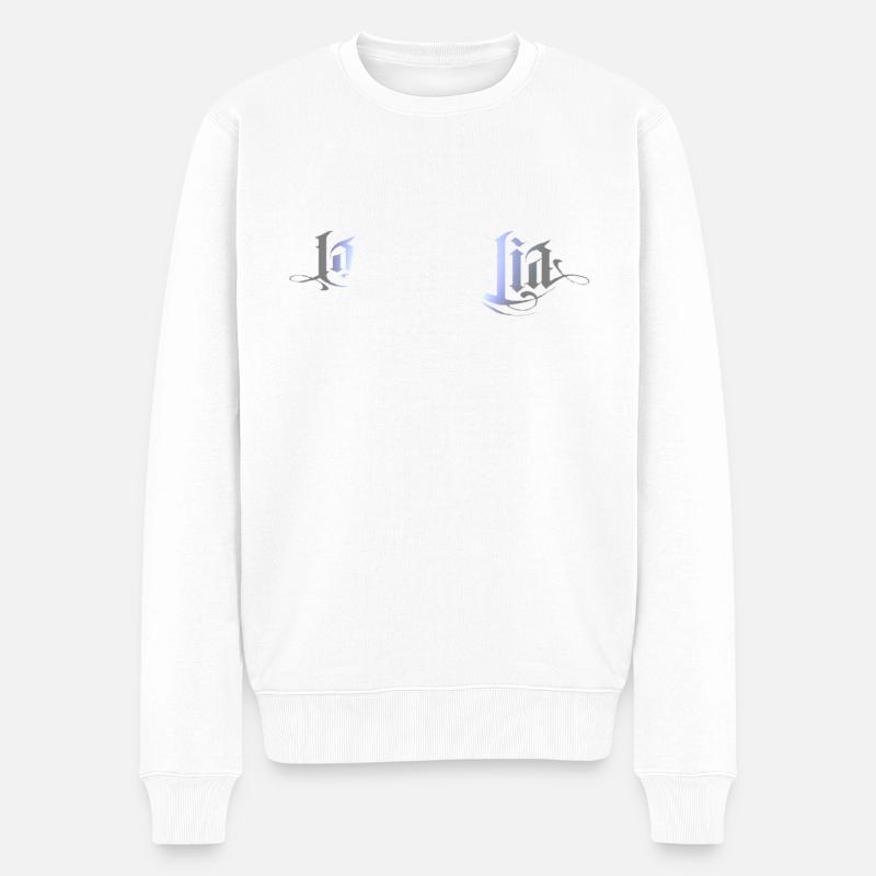 La Familia - Männer Premium Bio Pullover - Weiß