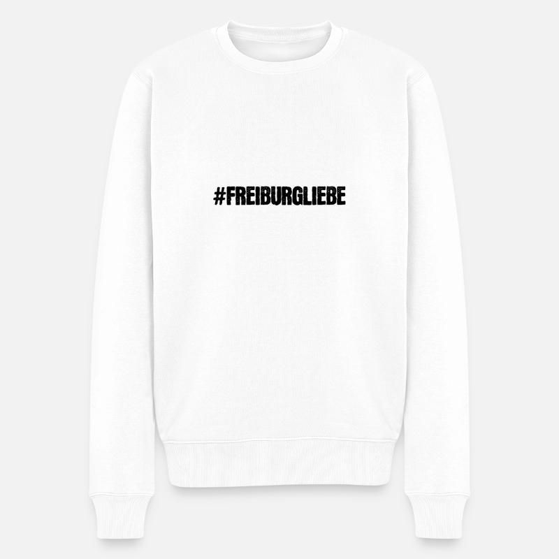 Fribourg Amour - Pull Premium bio Homme - blanc