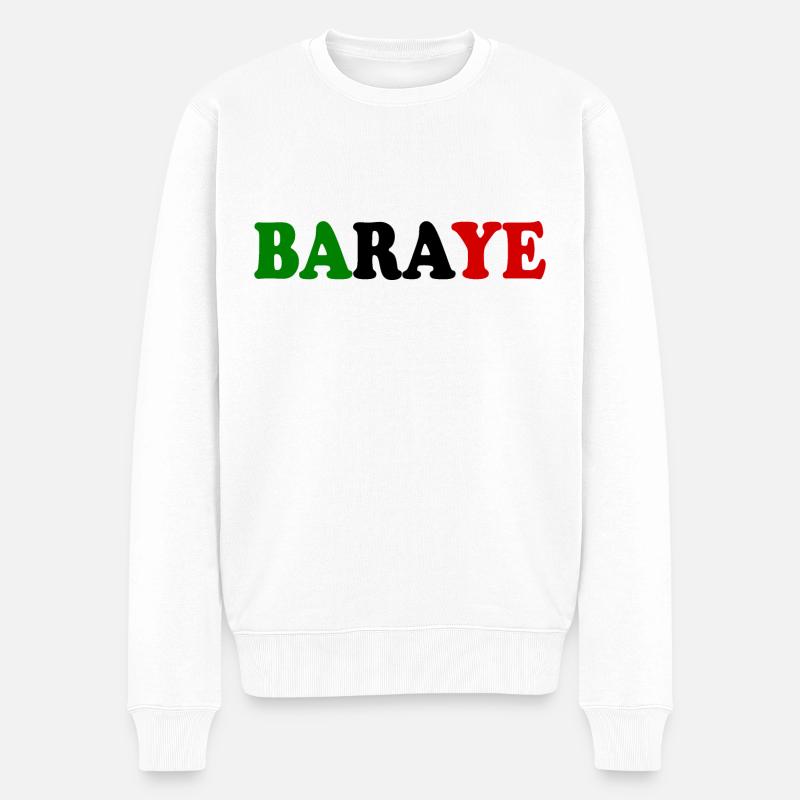 Baraye - Pull Premium bio Homme - blanc
