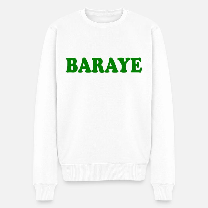 Baraye - Männer Premium Bio Pullover - Weiß