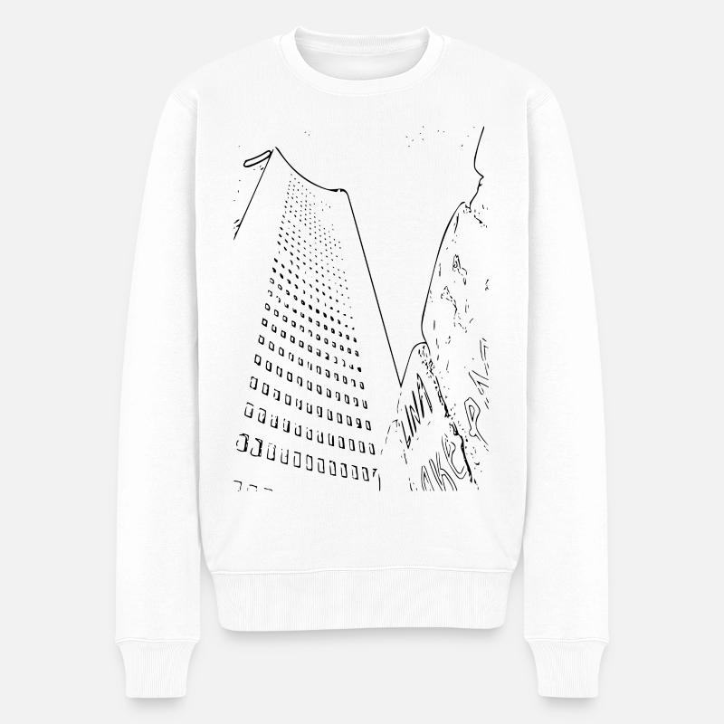 Leipzig - Pull Premium bio Homme - blanc