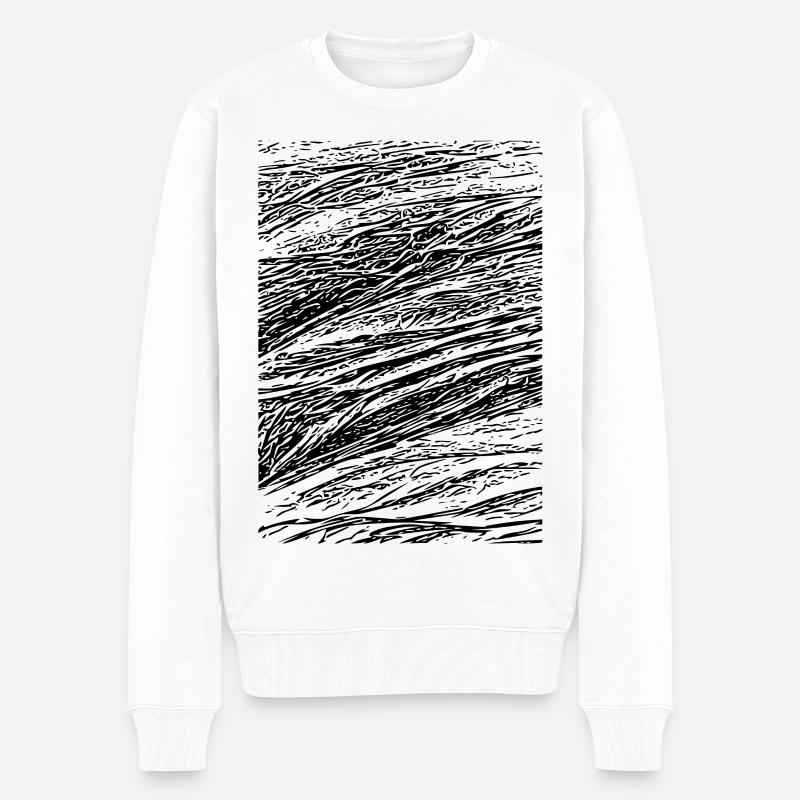 Résumé créatif - Pull Premium bio Homme - blanc