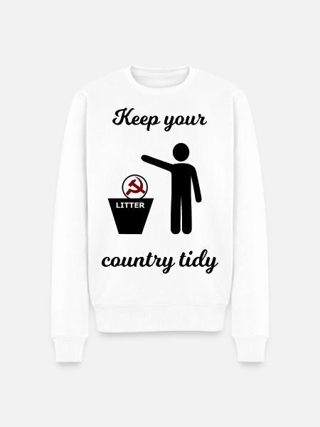 Socialism and Capitalism Funny - Men's Premium Organic Jumper - white