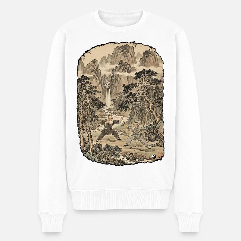 Tradition du Kung-Fu - Pull Premium bio Homme - blanc