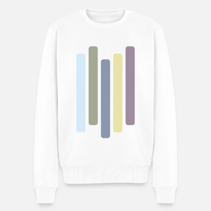 Eve Nord Style 26 - Männer Premium Bio Pullover - Weiß