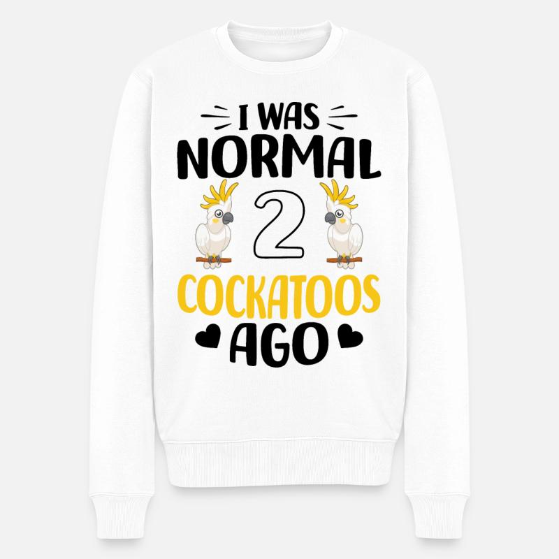 Cacatoès - Pull Premium bio Homme - blanc