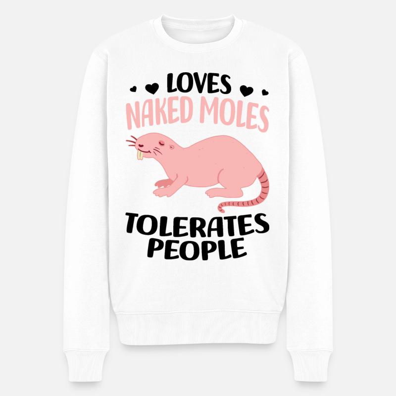 Chiot de sable - Pull Premium bio Homme - blanc