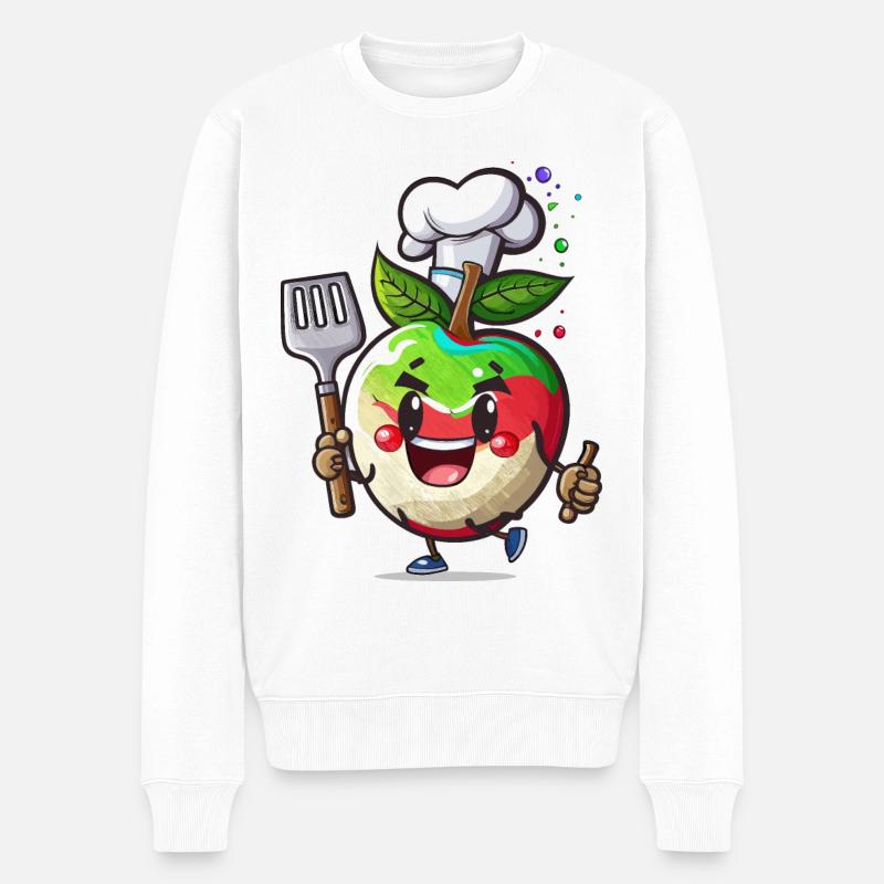 Einen Sturm entfachen - Männer Premium Bio Pullover - Weiß