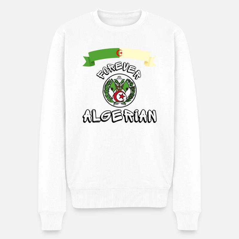 Pour toujours algérien - Pull Premium bio Homme - blanc