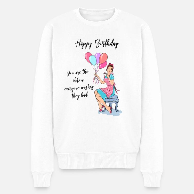 Bon anniversaire maman - Pull Premium bio Homme - blanc