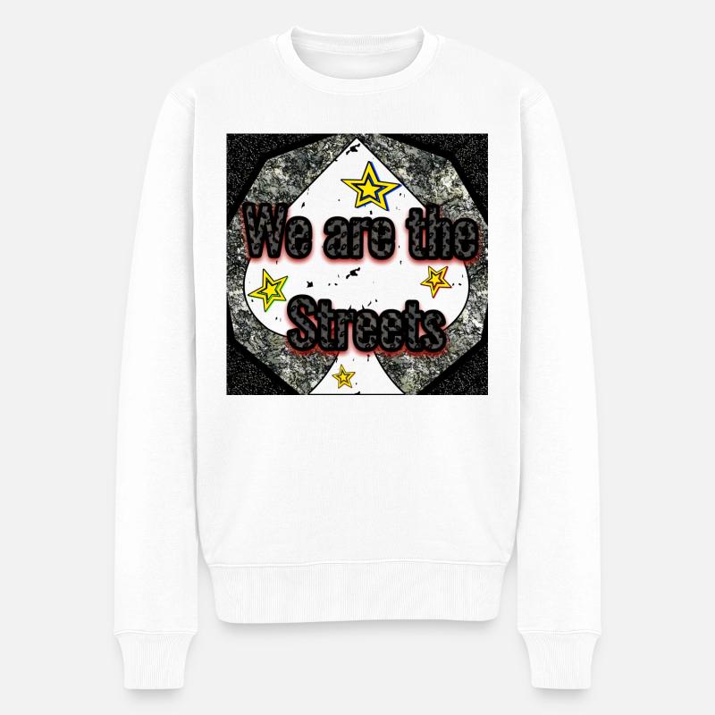 Nous sommes les rues - 2023 - Pull Premium bio Homme - blanc