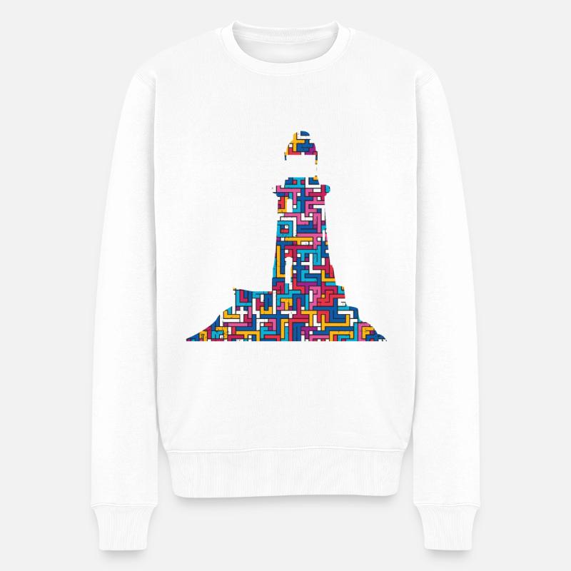 Phare du phare - Pull Premium bio Homme - blanc