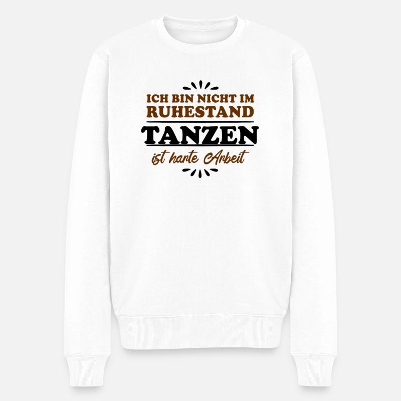 Retraité Retraité Danseur - Pull Premium bio Homme - blanc