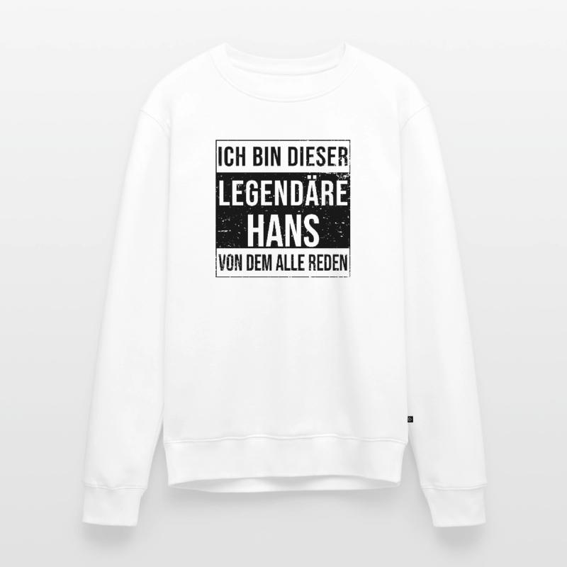 Je suis cette légende pour Hans Pull Premium bio Homme