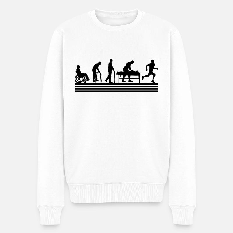 Physiothérapie Chiropraticien Physio-masseur - Pull Premium bio Homme - blanc