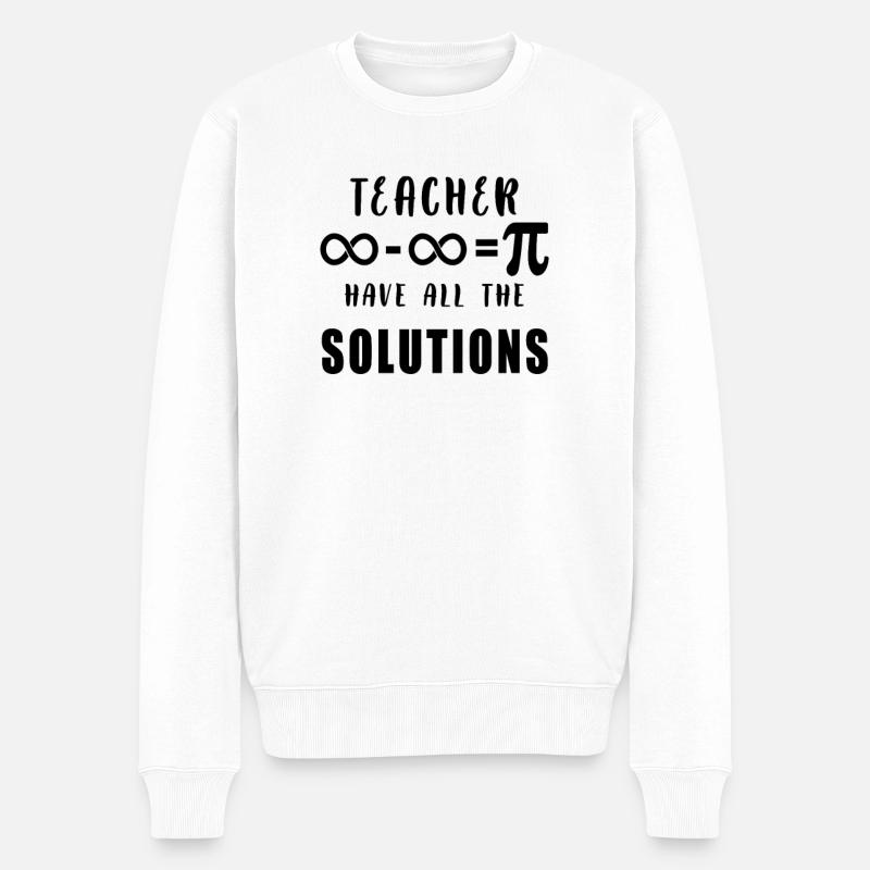 Physique, Biologie, Chimie Sciences naturelles - Pull Premium bio Homme - blanc