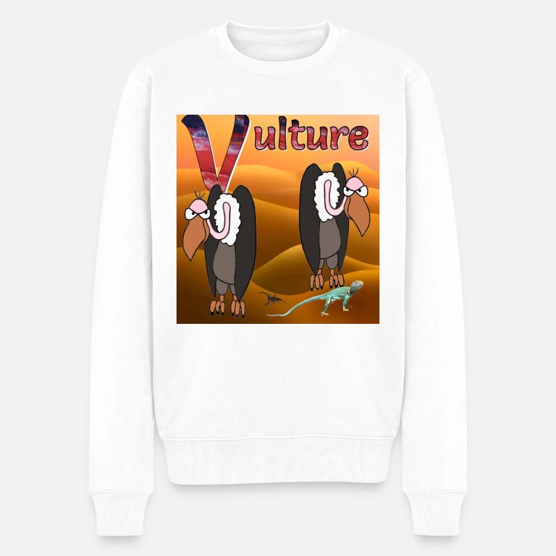 V pour vautour - Pull Premium bio Homme - blanc