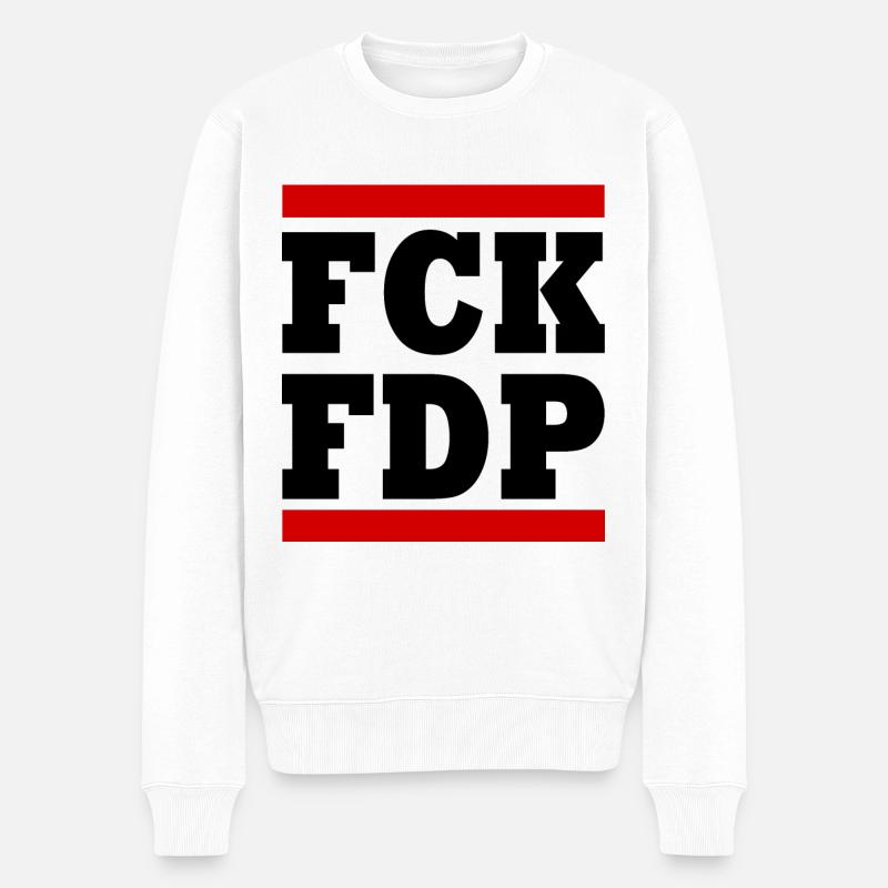Fck fdp - Pull Premium bio Homme - blanc