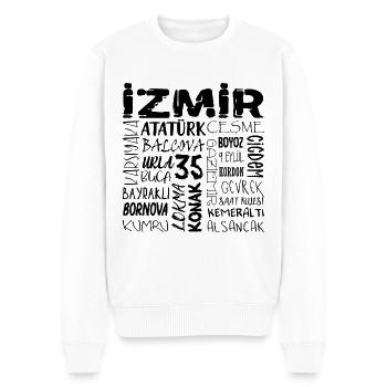 Izmir Türkiye - Pull Premium bio Homme - blanc - Devant - Thijin (182cm)